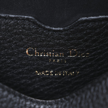 Christian Dior Grained Calfskin Medium Bobby Flap Black 6 of 11