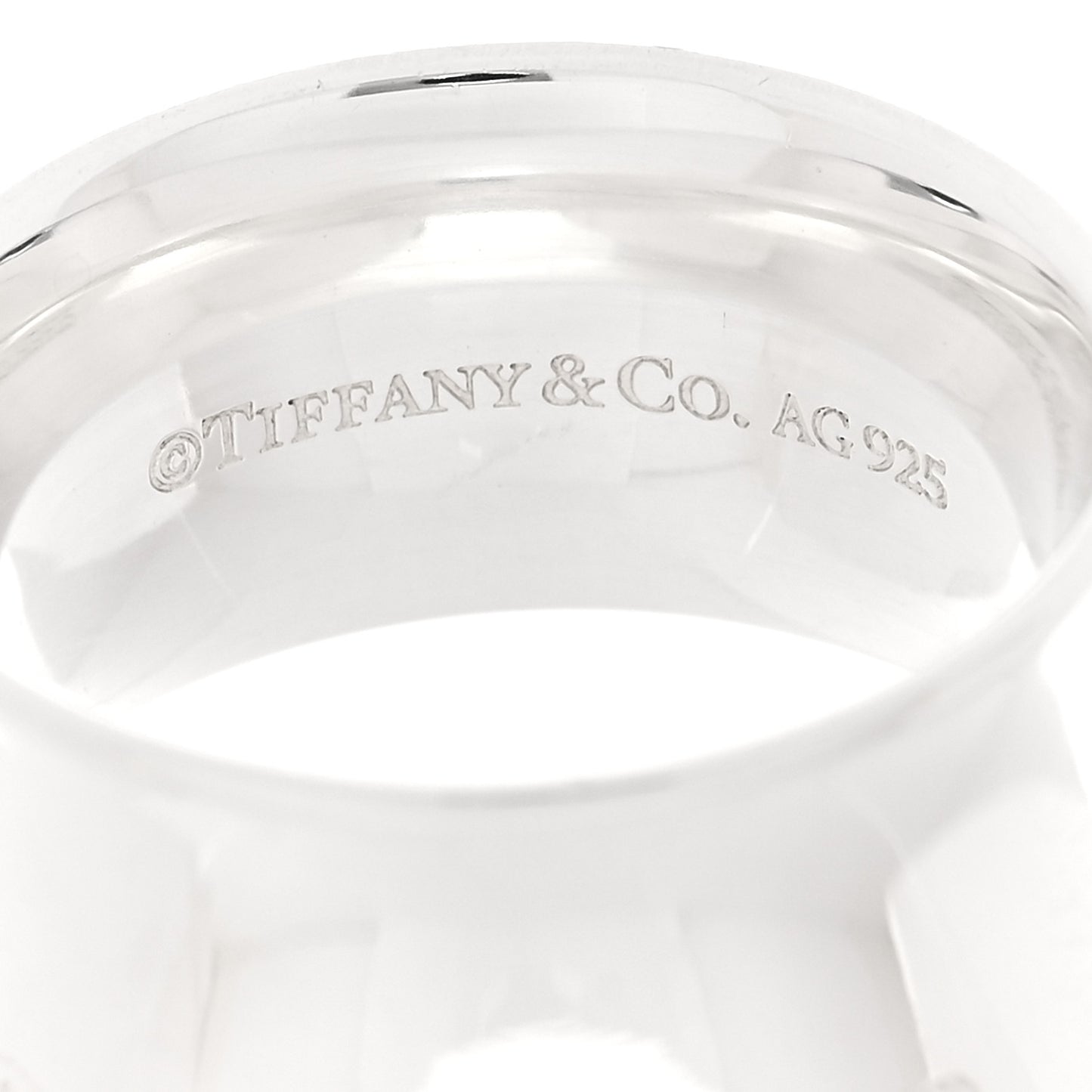 Sterling Silver Wide 1837 Ring 58 8.5