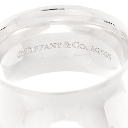 Tiffany Sterling Silver Wide 1837 Ring 58 8.5 4 of 4