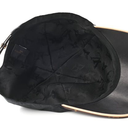 Louis Vuitton Polyester Silk Monogram LV Get Ready Cap L Black 7 of 10