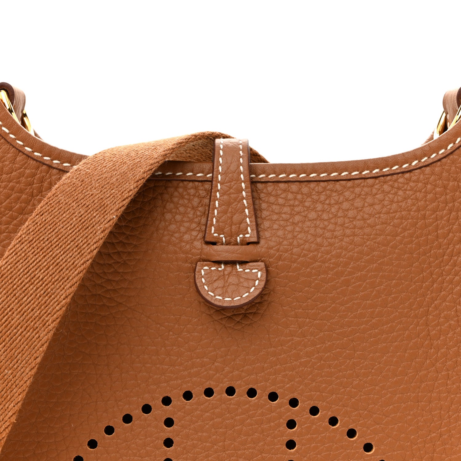 Hermes Taurillon Clemence Evelyne TPM Gold 8 of 11