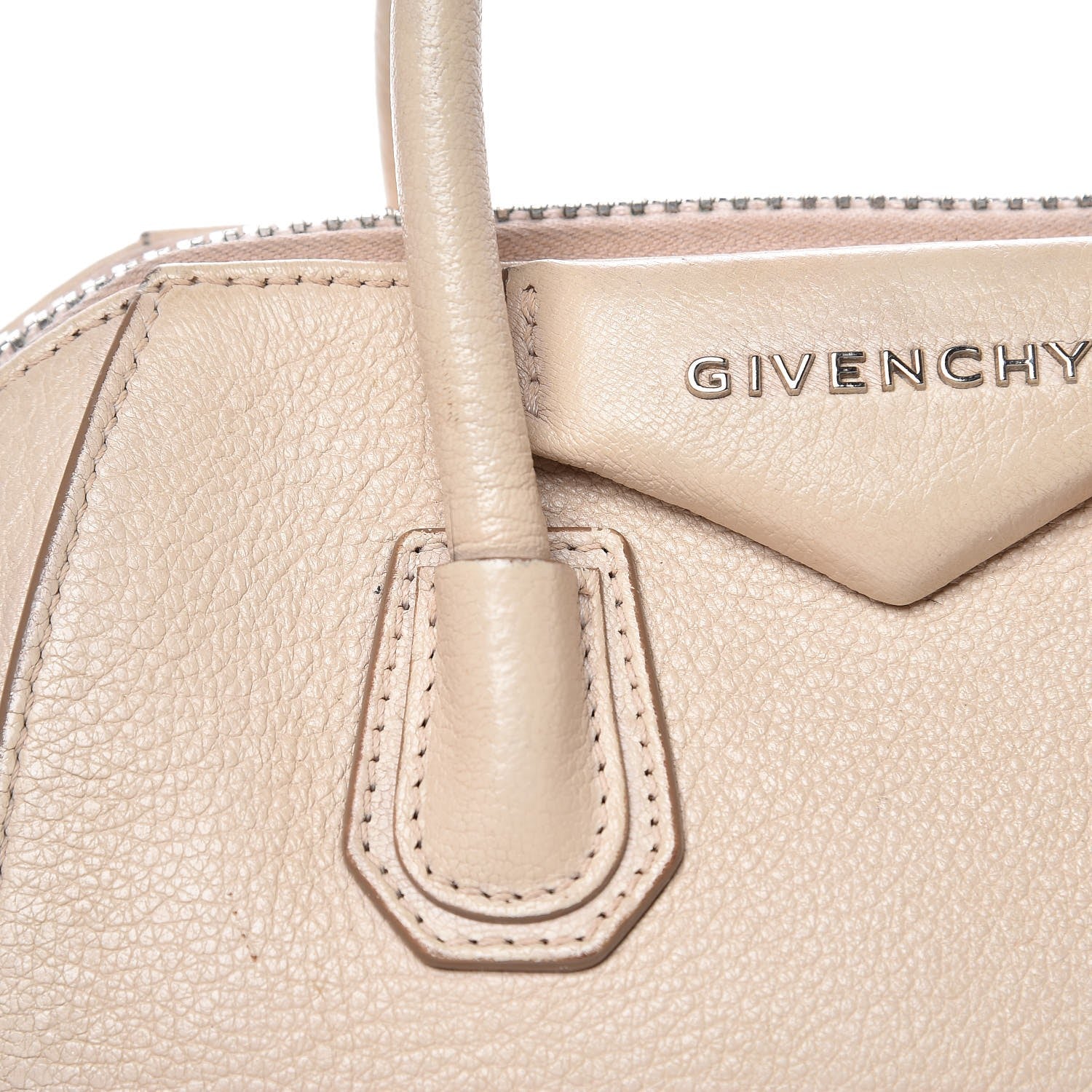 Givenchy Sugar Goatskin Mini Antigona Nude Pink 11 of 20