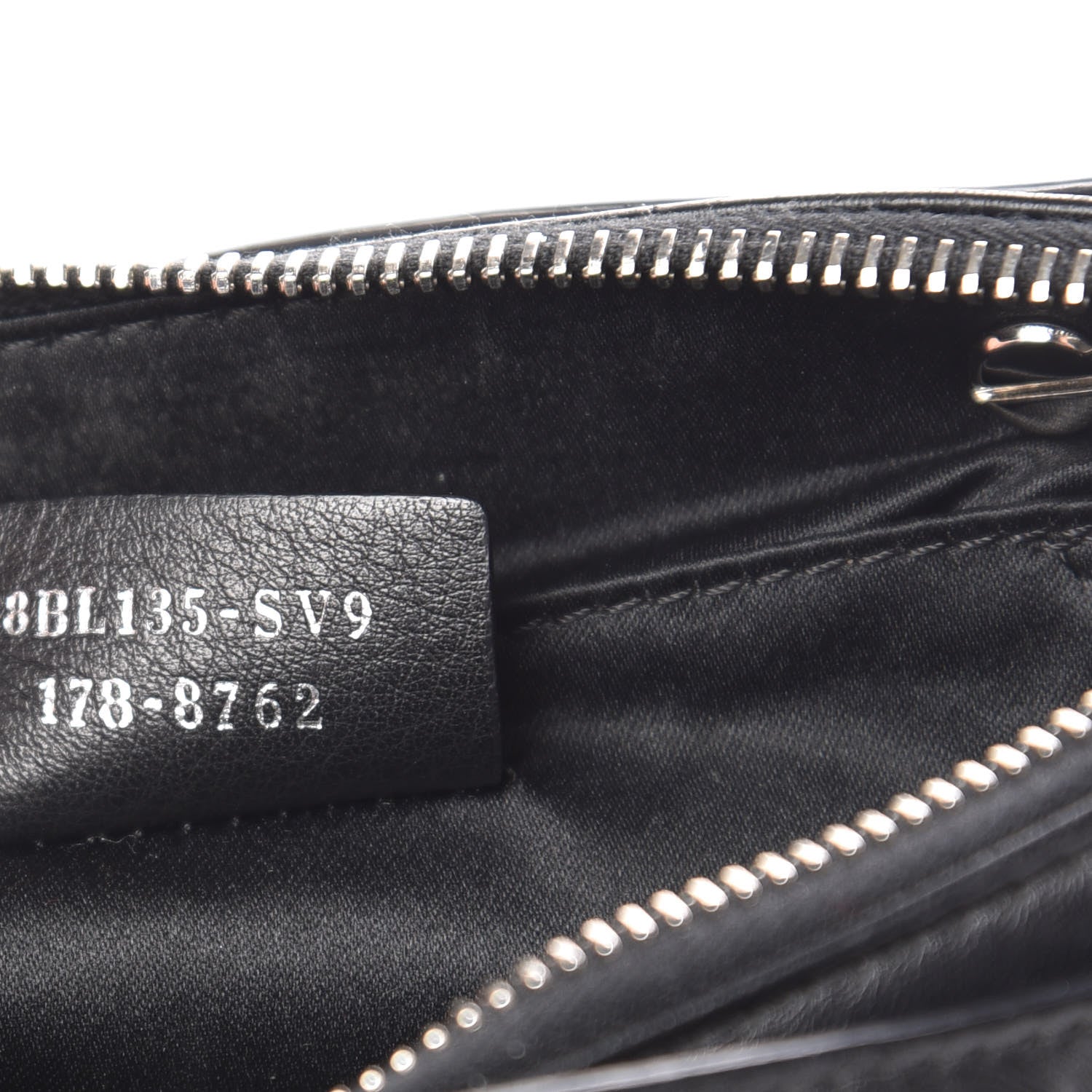 Fendi Shiny Nappa Crystal Croc Tail Mini By The Way Boston Bag Black Smoky Quartz 8 of 12