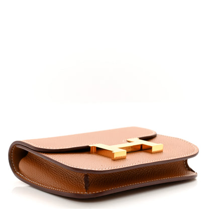 Hermes Epsom Constance Slim Wallet Gold 5 of 10
