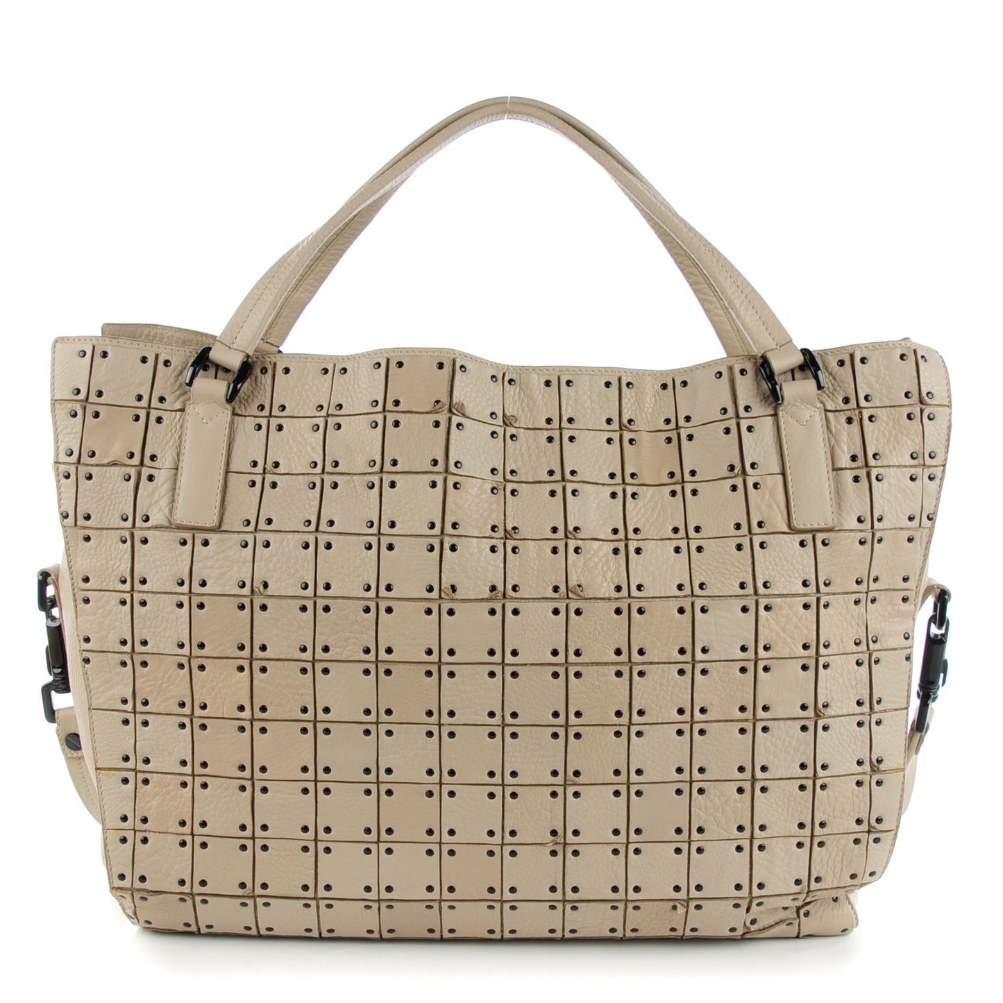 Prorsum Calfskin Studded Large Warrior Tote Beige