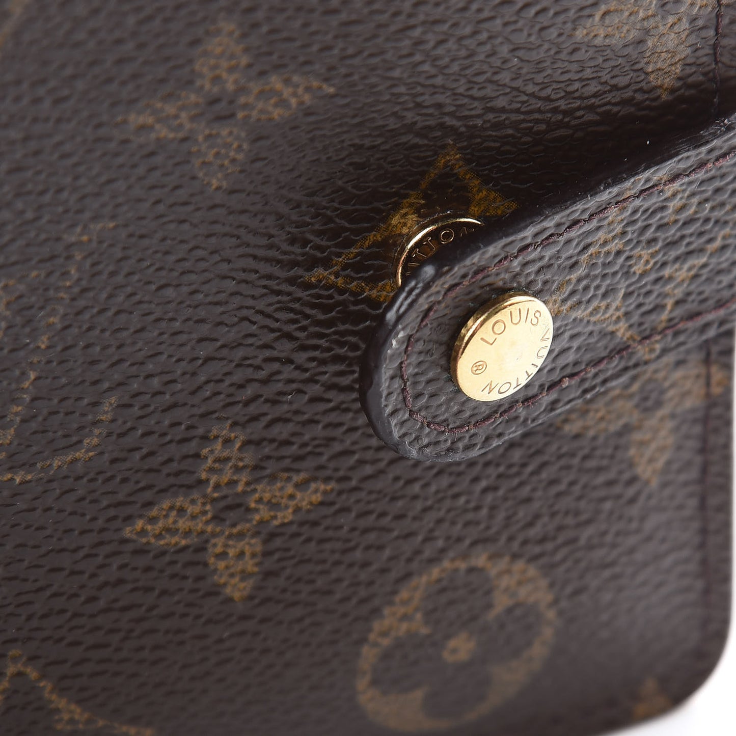 Monogram Compact Zippe Zipped Wallet