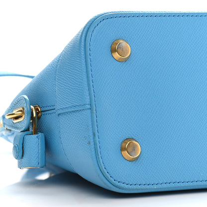 Balenciaga Signature Grained Calfskin Logo S Ville Top Handle Bag Bleu Turquoise 9 of 11