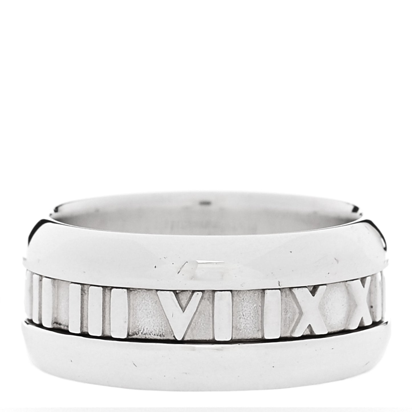 Sterling Silver Atlas Band Ring 58 8.25