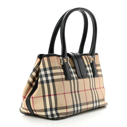 Burberry House Check Buckle Tote Black 3 of 17