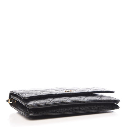 Chanel Caviar Quilted Wallet On Chain WOC Black 4 of 15