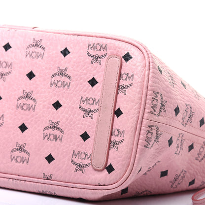 MCM Visetos Medium Liz Reversible Shopper Tote Soft Pink 7 of 22