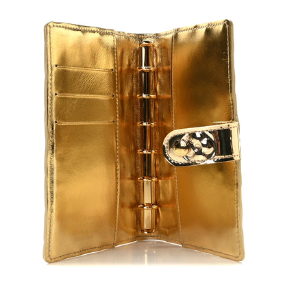 Louis Vuitton Monogram Miroir Small Ring Agenda Gold 5 of 8