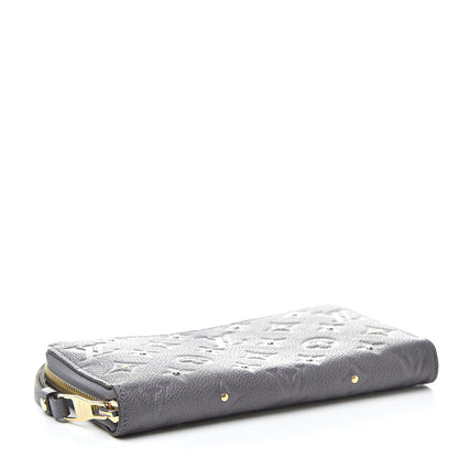 Louis Vuitton Studded Empreinte Zippy Wallet Gris Silver 4 of 8