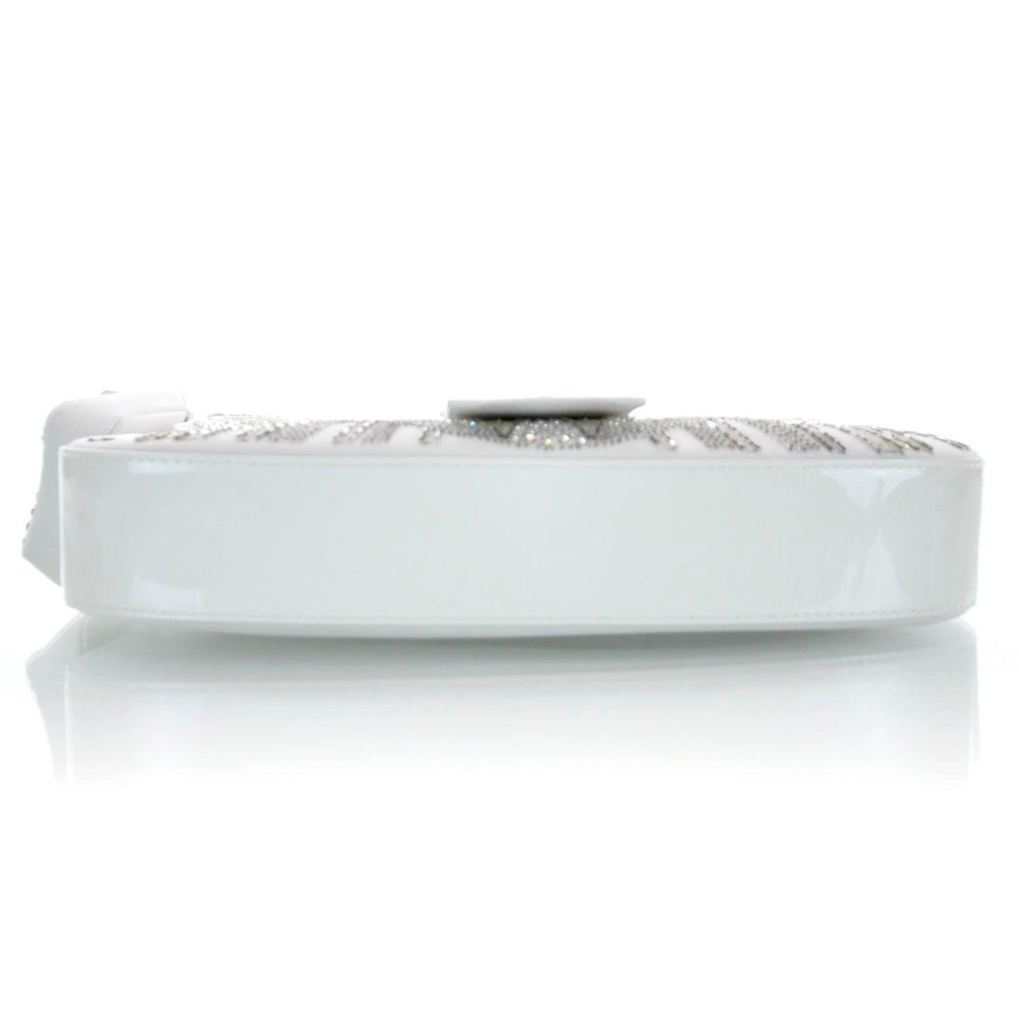 Beaded Sequin Street Chic Columbus Avenue Bag White