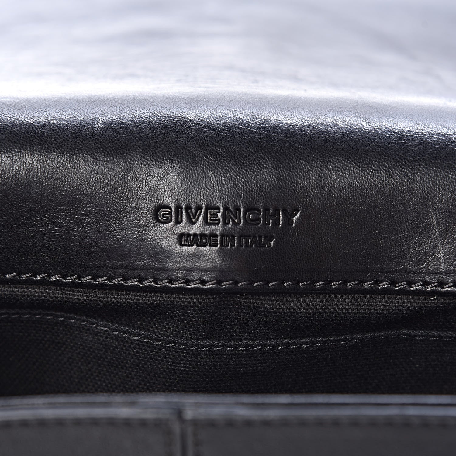 Givenchy Lambskin Obsedia Shoulder Bag Black 6 of 10