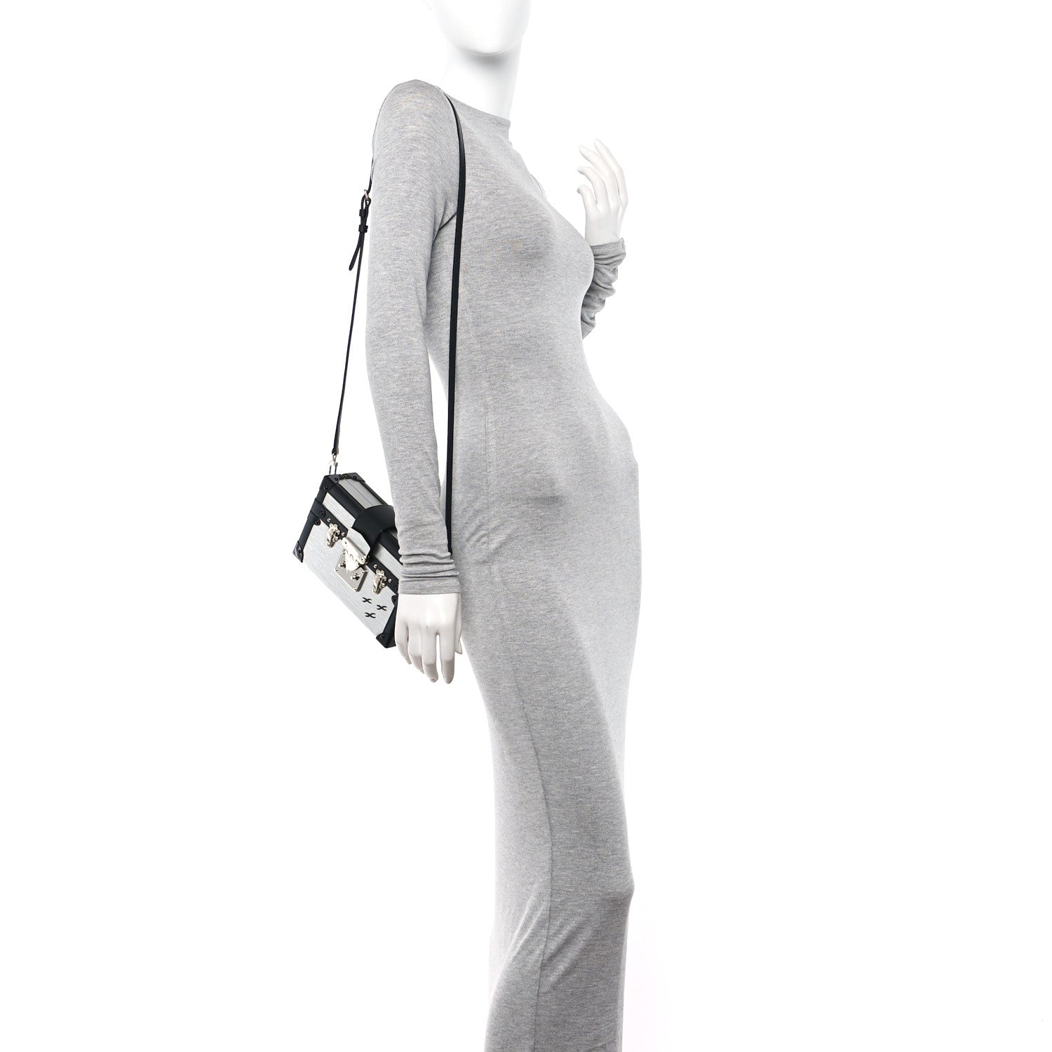 Louis Vuitton Epi Petite Malle Silver 2 of 9