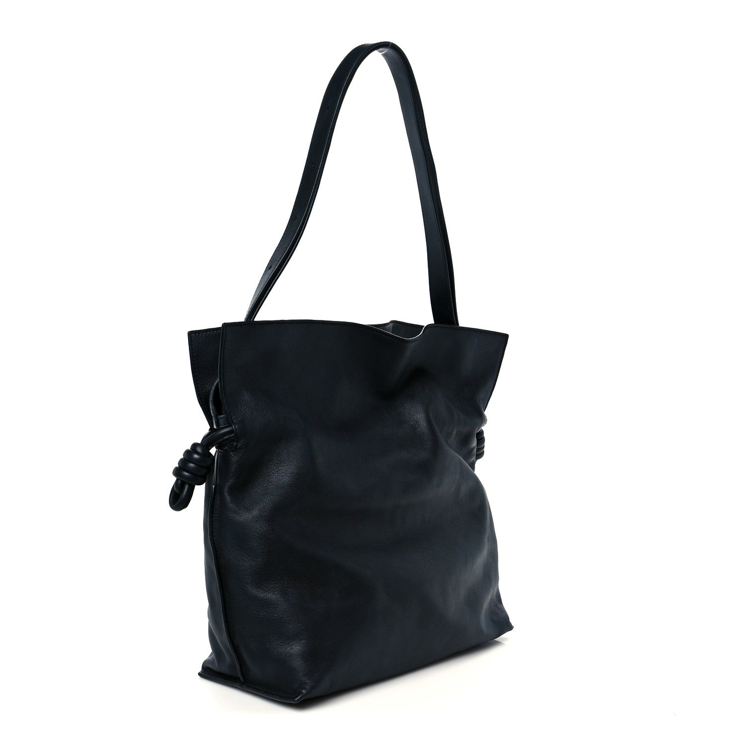Loewe Calfskin Large Flamenco Knot Bag Black 3 of 10