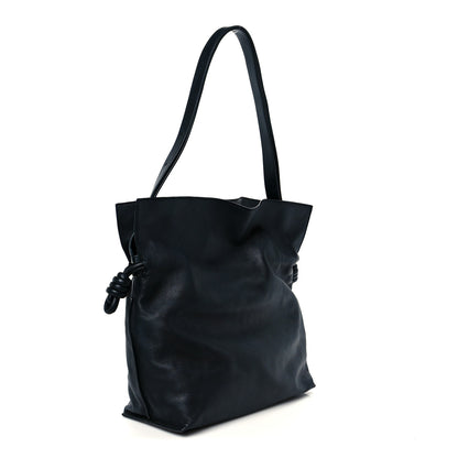 Loewe Calfskin Large Flamenco Knot Bag Black 3 of 10