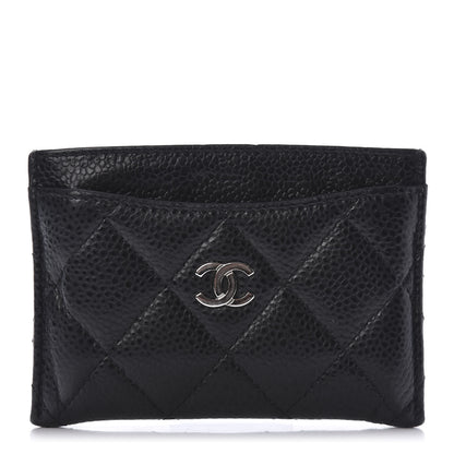 Chanel Caviar Quilted Card Holder Black 1 of 9