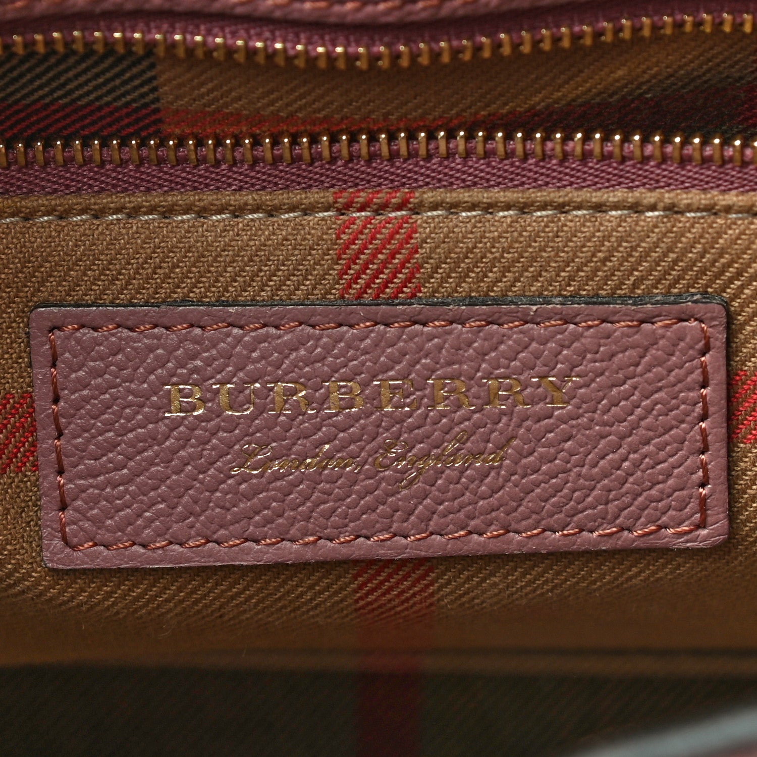 Burberry Soft Grain Calfskin Small Buckle Tote Dusty Pink 5 of 16