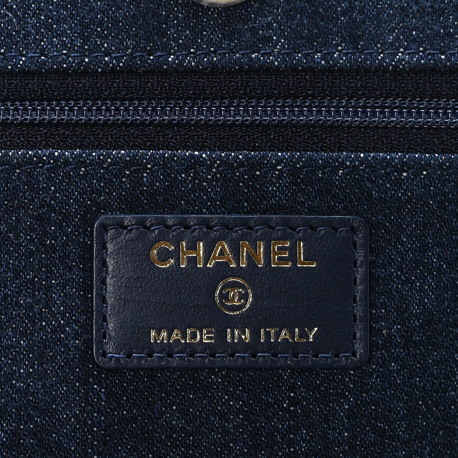 Chanel Denim Quilted Chanel 19 Wallet On Chain WOC Blue 6 of 9