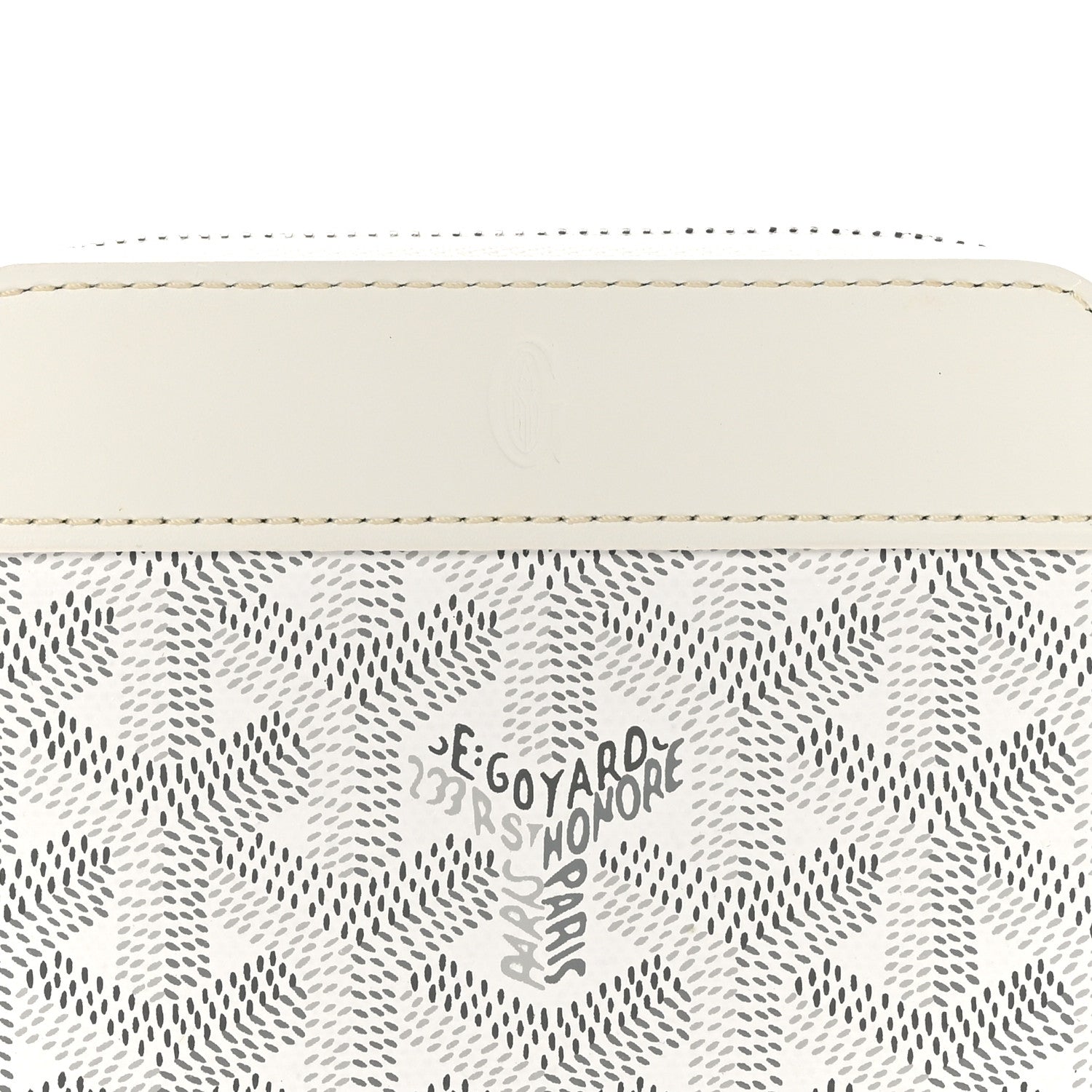 Goyard Goyardine Matignon PM Wallet White 8 of 9