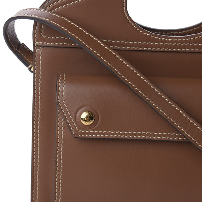Burberry Smooth Calfskin Mini Pocket Bag Malt Brown 17 of 20