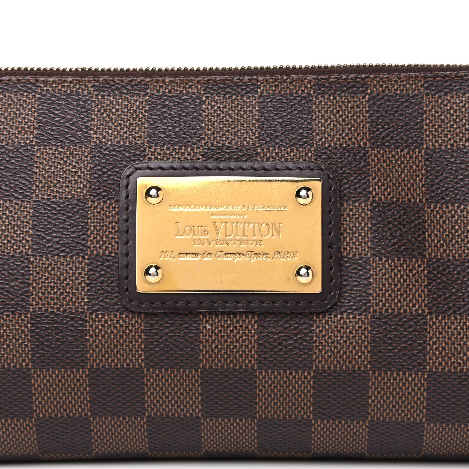 Louis Vuitton Damier Ebene Eva Clutch 8 of 13
