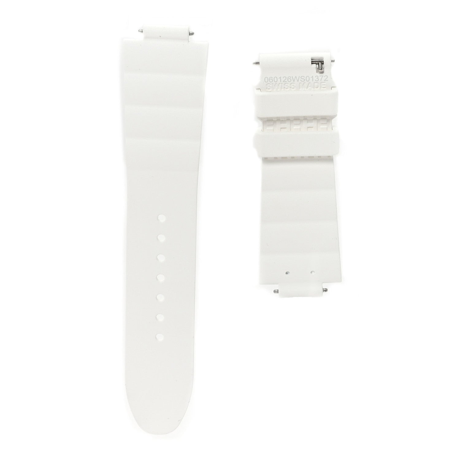 Hermes Rubber 36mm Large Cut Single Tour Band White 1 of 5