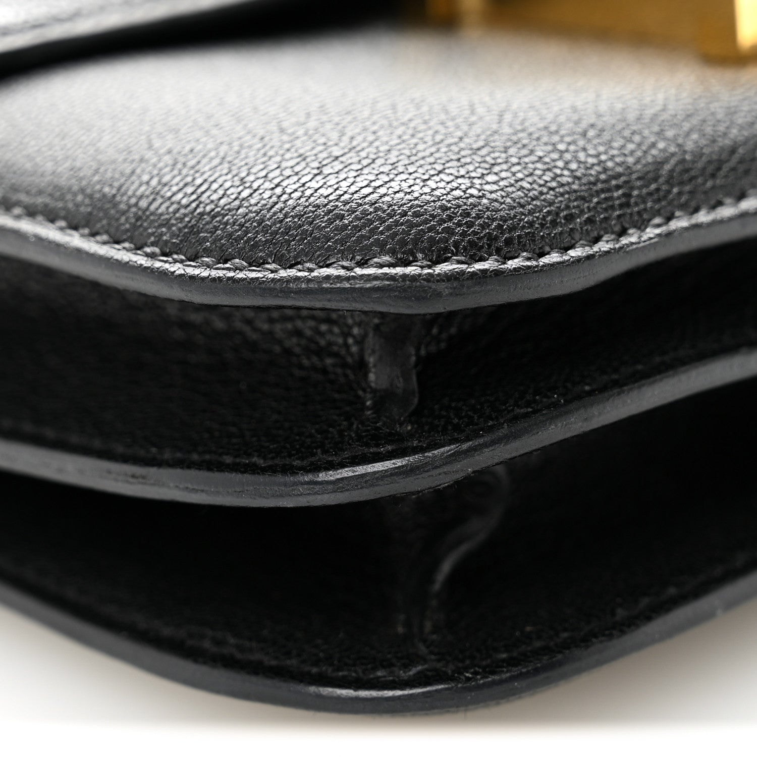 Hermes Chevre Chamkila Constance 18 Black 9 of 11