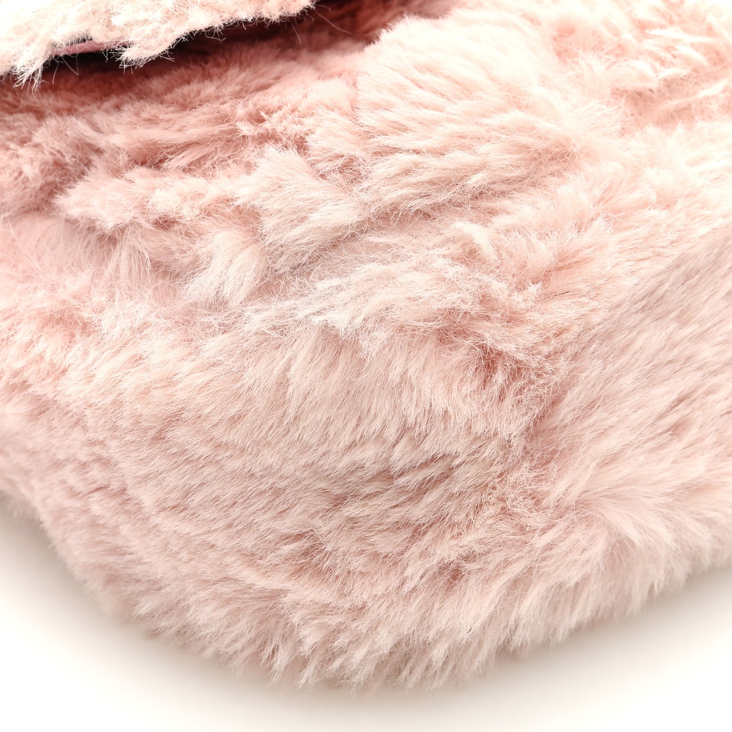 Versace Faux Fur Quilted Virtus Shoulder Bag English Rose 6 of 7