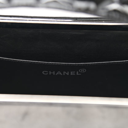 Chanel Patent Quilted Vanity Clutch Black 6 of 12
