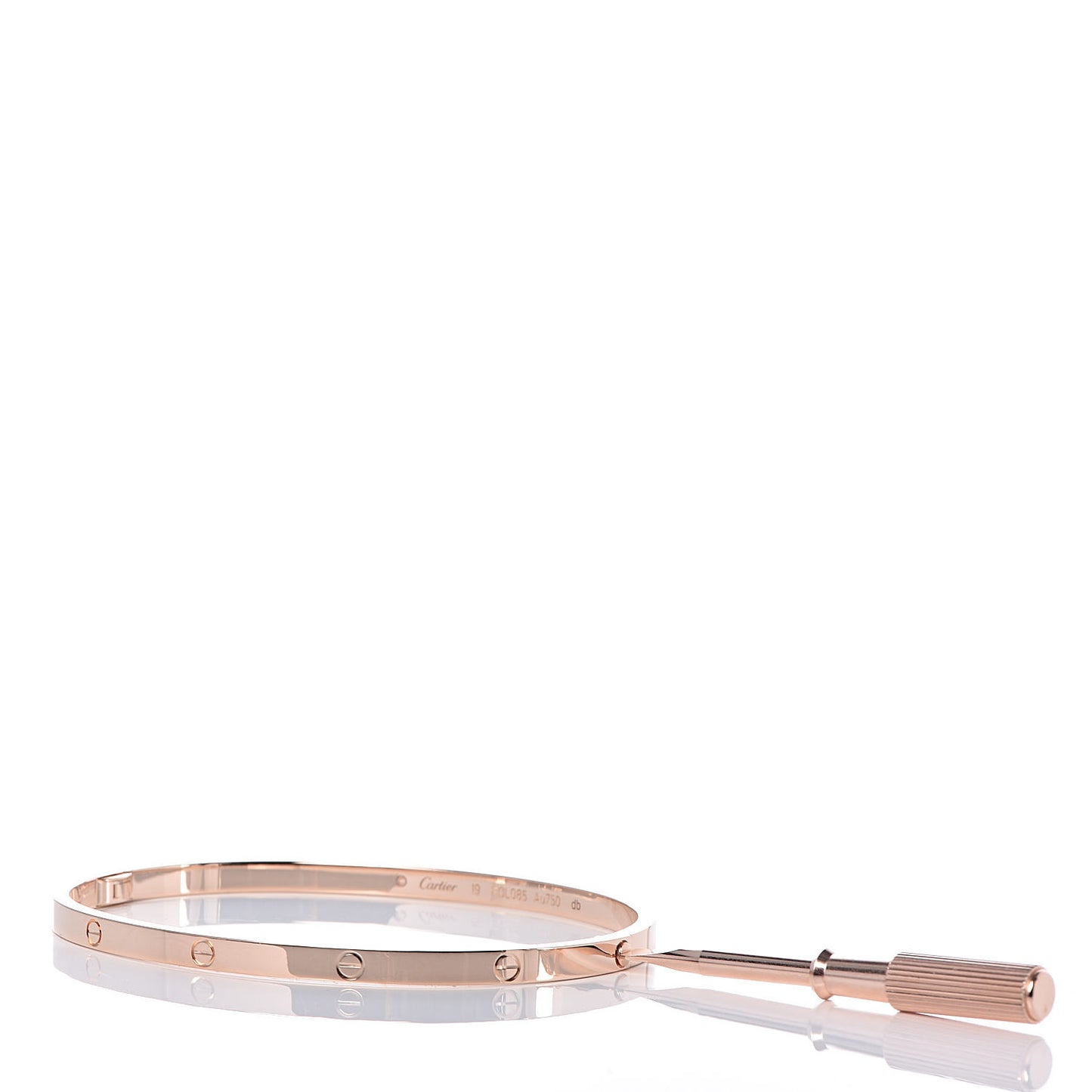 18K Pink Gold Small LOVE Bracelet 19