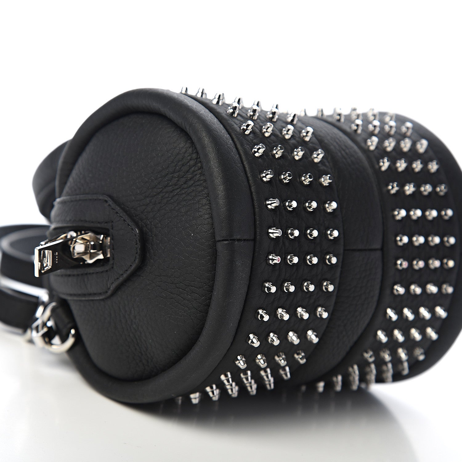 Alexander Wang Calfskin Studded Baby Rockie Matte Black Rhodium Hardware 7 of 9