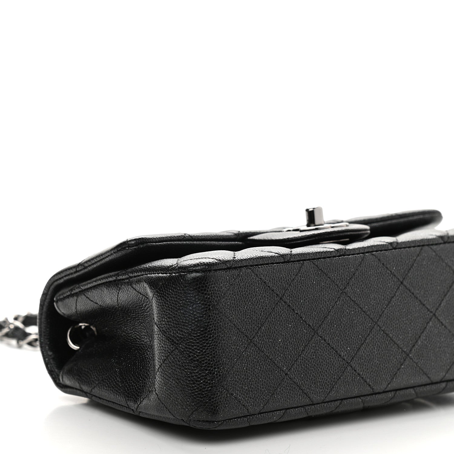 Chanel Caviar Quilted Mini Rectangular Flap Black 8 of 9