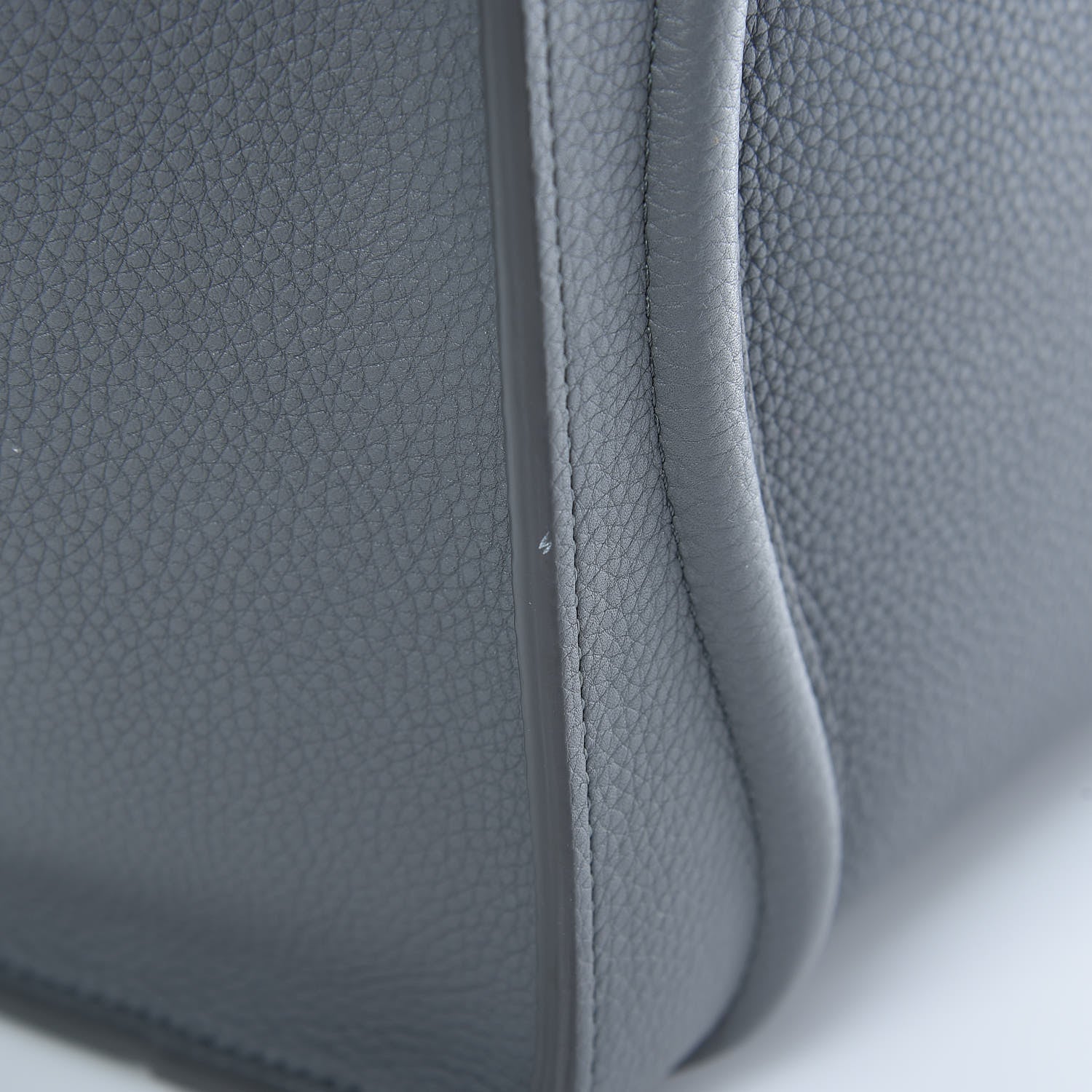 Celine Baby Drummed Calfskin Micro Luggage Kohl 14 of 14