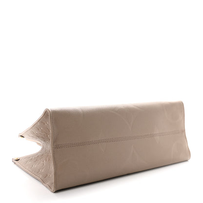 Louis Vuitton Empreinte Monogram Giant Onthego MM Tourterelle 4 of 9