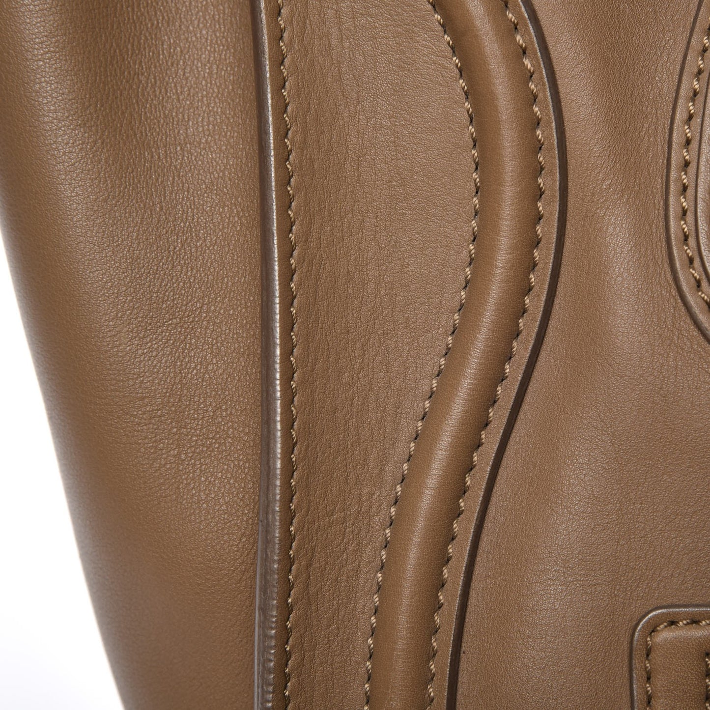 Smooth Calfskin Mini Luggage Camel