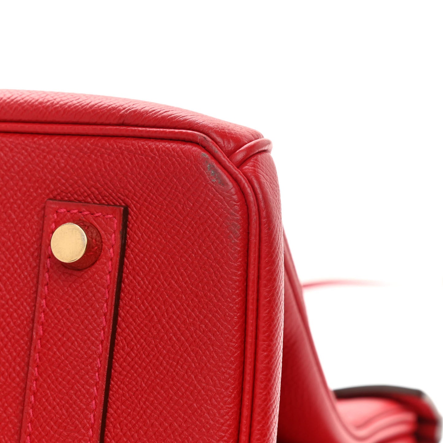 Epsom Birkin 35 Rouge Casaque