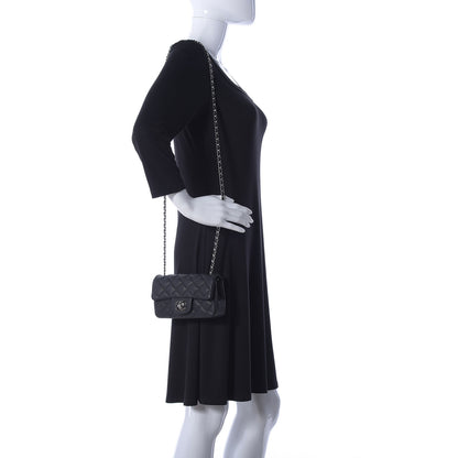Chanel Iridescent Caviar Quilted Extra Mini Flap Black 2 of 10