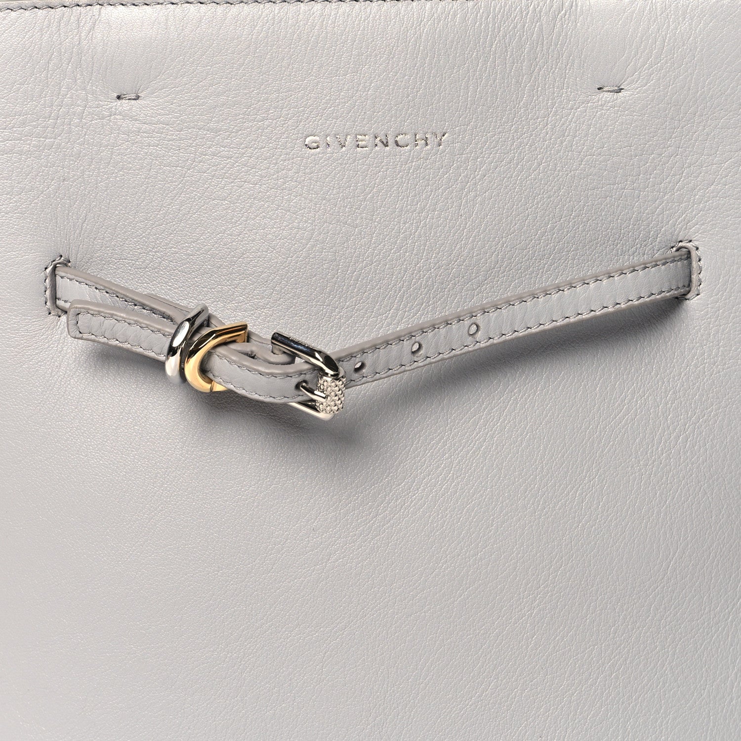 Givenchy Calfskin Small Voyou Small North South Tote Light Grey 7 of 9