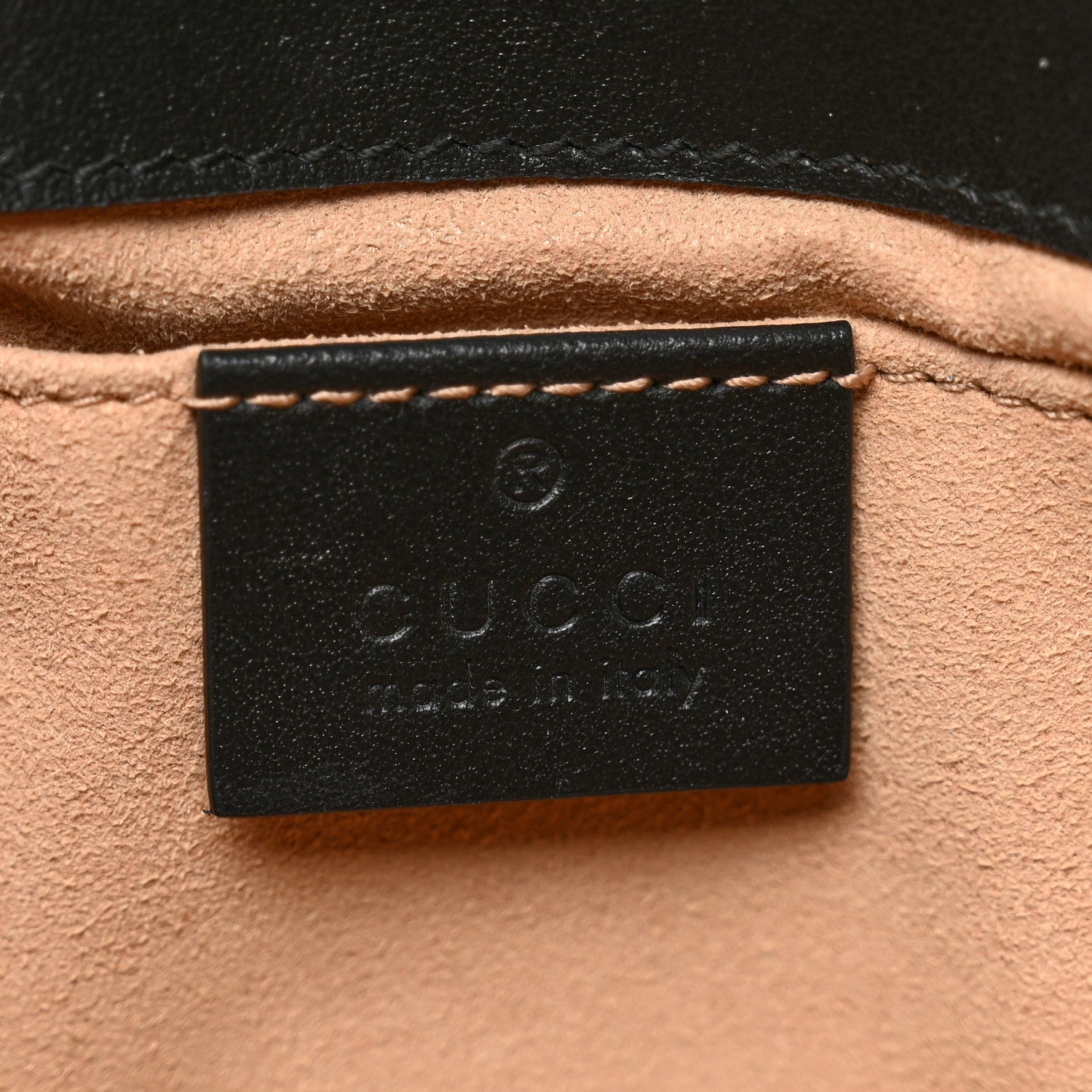 Gucci Calfskin Matelasse Mini GG Marmont Shoulder Bag Black 7 of 11