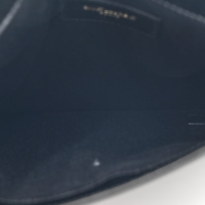 Saint Laurent Smooth Shiny Calfskin Monogram Uptown Pouch Black 5 of 9