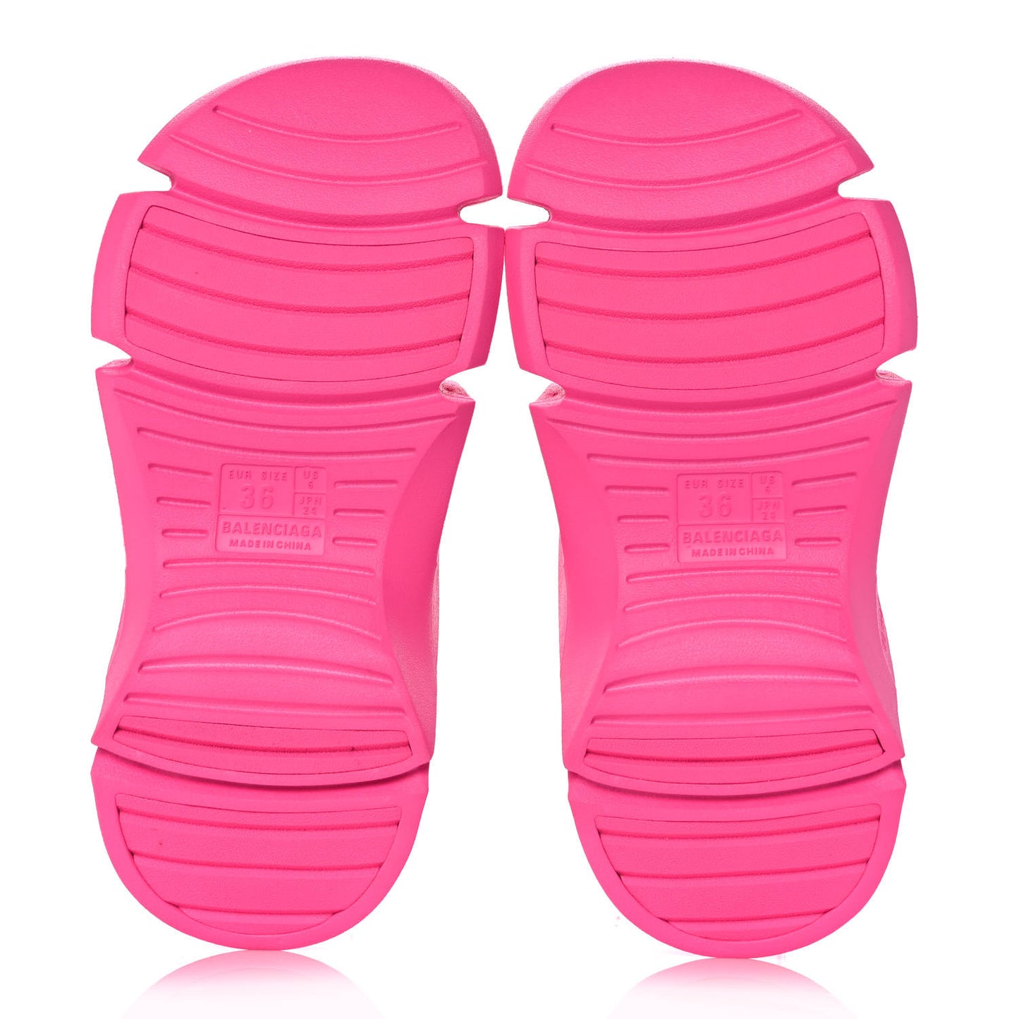 Rubber Womens Mold Thong Sandals 36 Fluo Pink