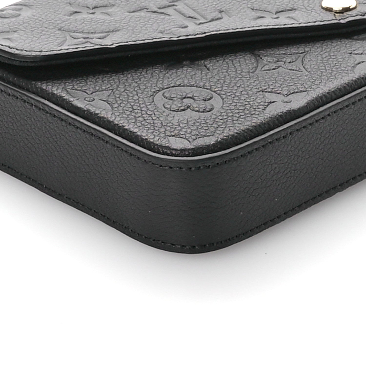 Louis Vuitton Empreinte Pochette Felicie Chain Wallet Black 9 of 10
