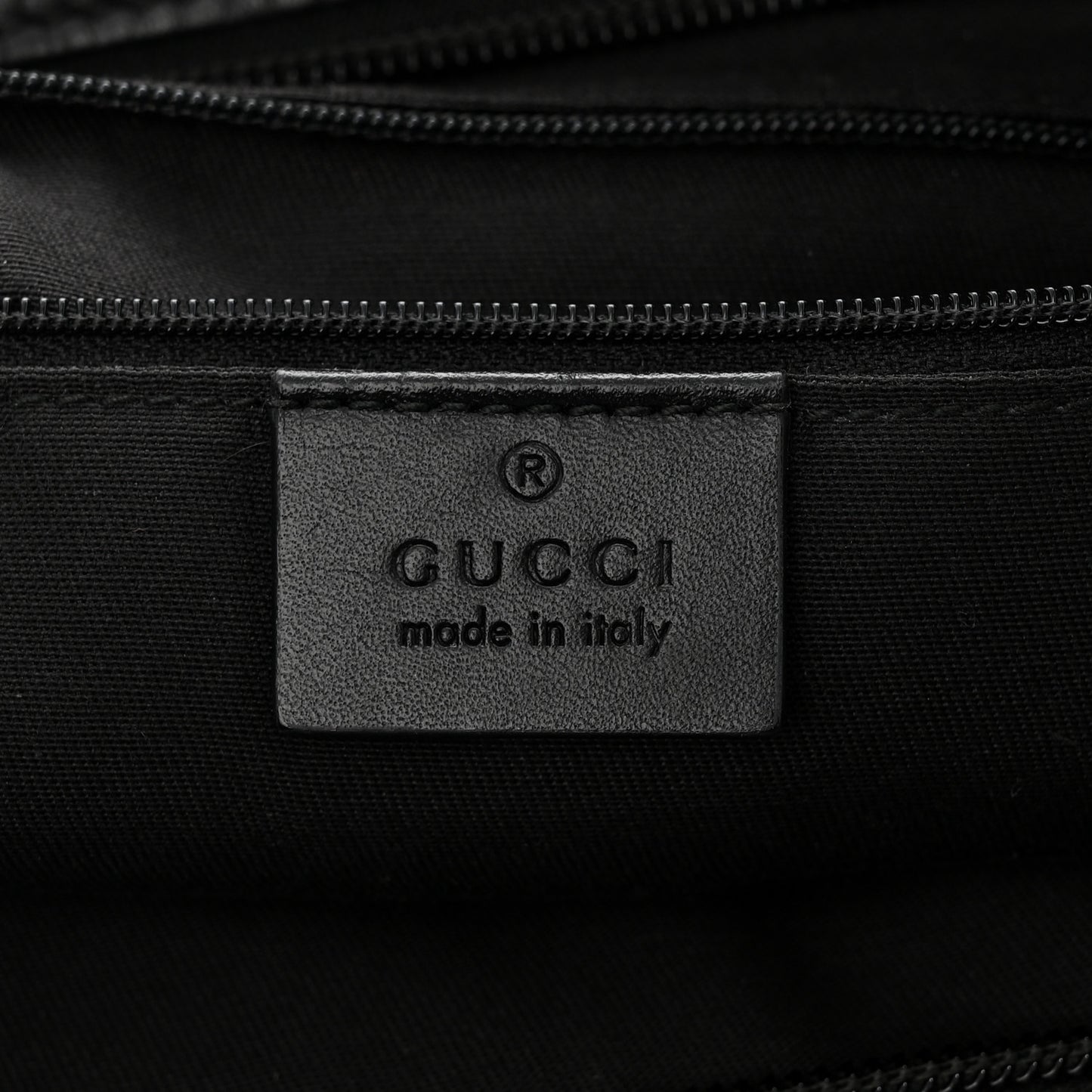 GG Monogram Web Flat Messenger Bag Black