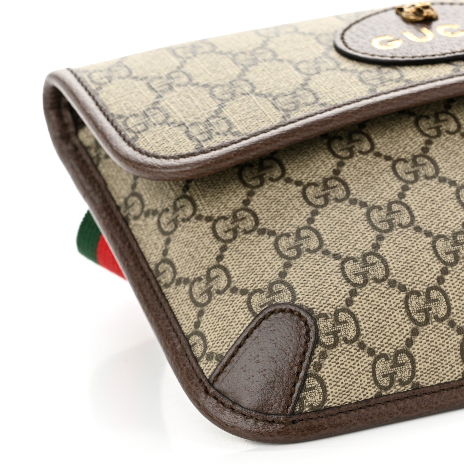 Gucci GG Supreme Monogram Neo Vintage Web Belt Bag Brown 9 of 10