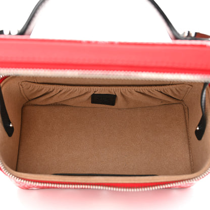 MCM Visetos Rockstar Vanity Case Viva Red White 5 of 11