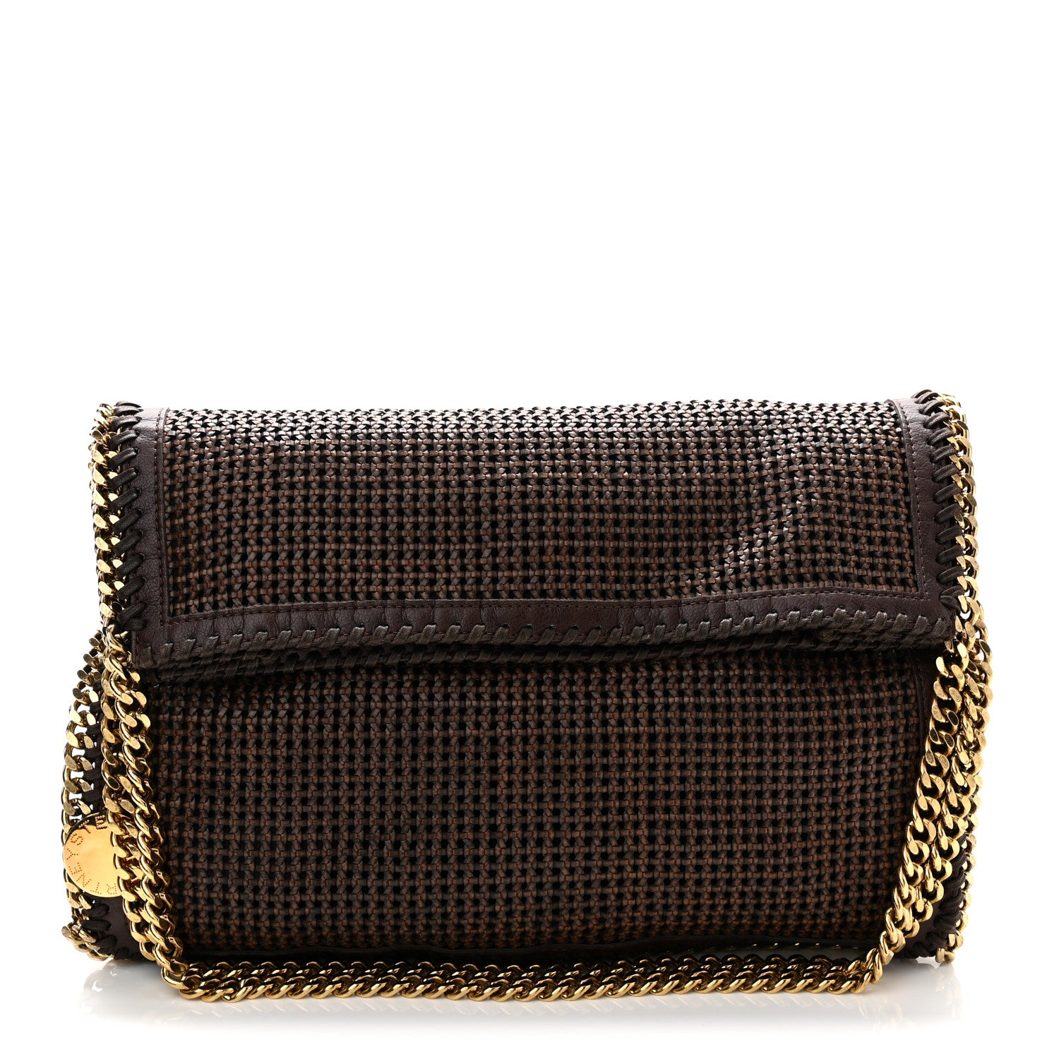Stella McCartney Raffia Falabella Tote Brown 1 of 8