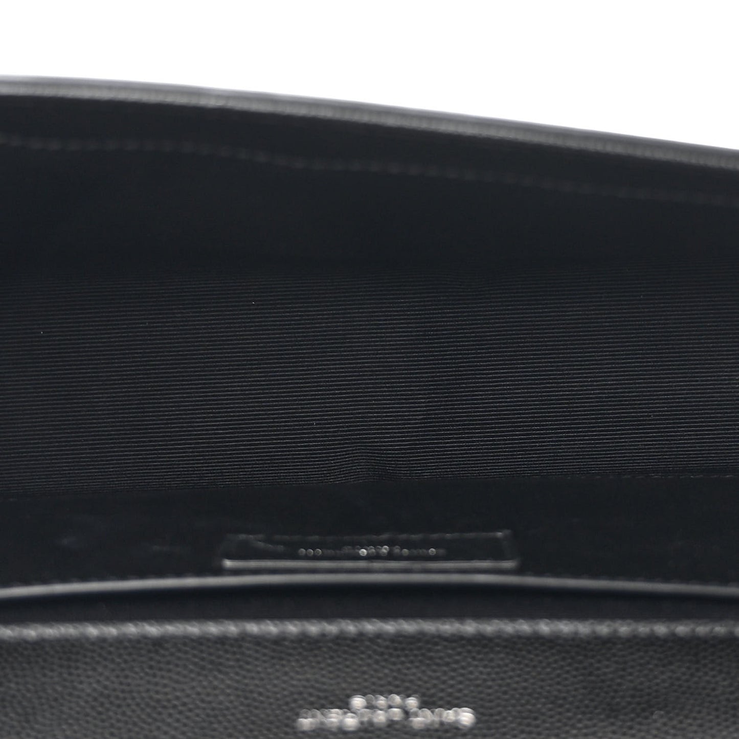 Grain De Poudre Medium Classic Monogram Kate Satchel Black